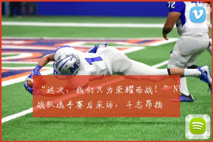 “这次,我们只为荣耀而战!”NV战队选手赛后采访,斗志昂扬