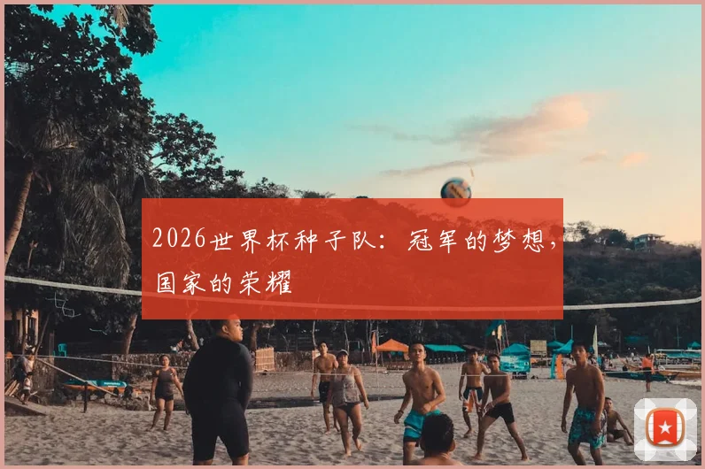 2026世界杯种子队:冠军的梦想,国家的荣耀